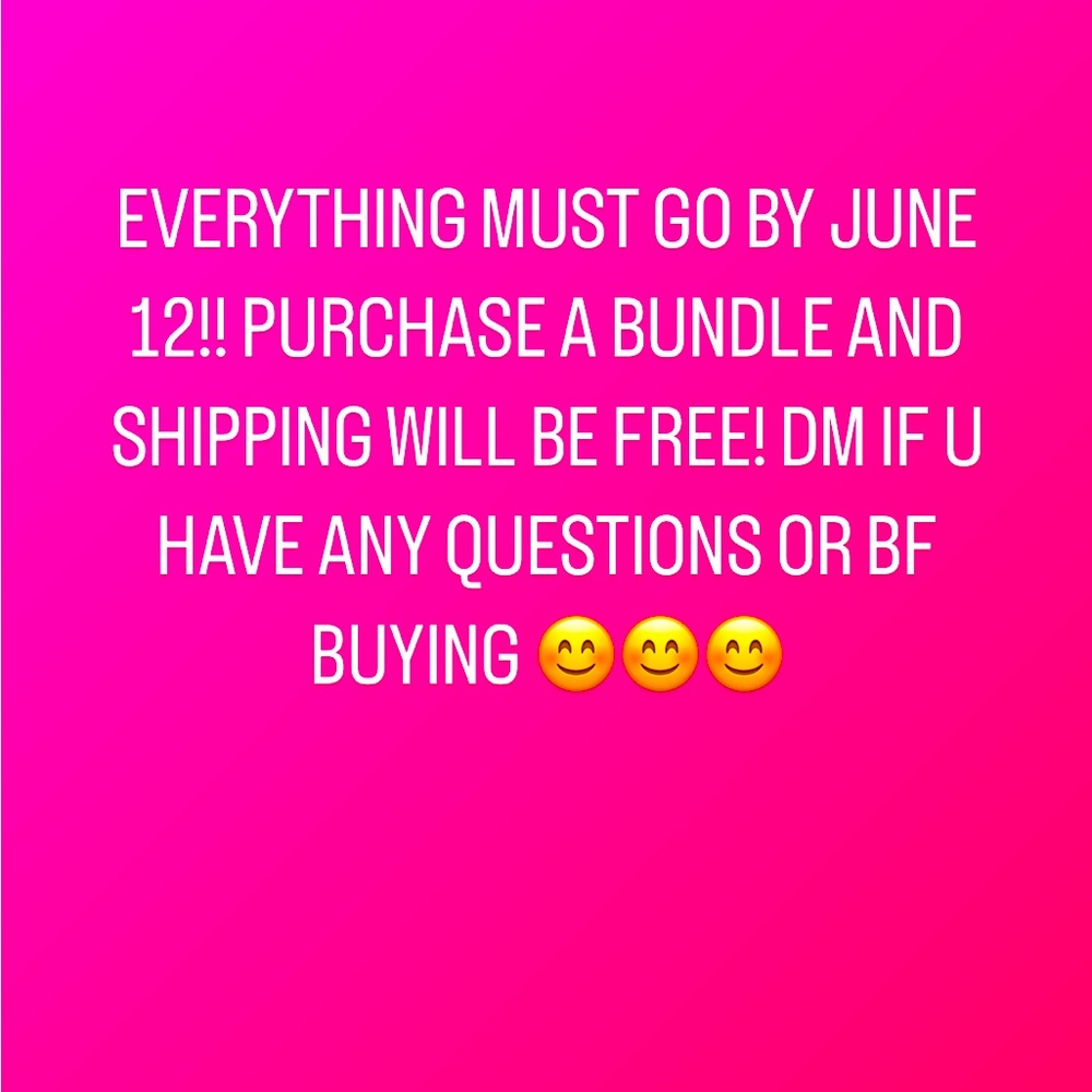EVERYTHING MUST GO